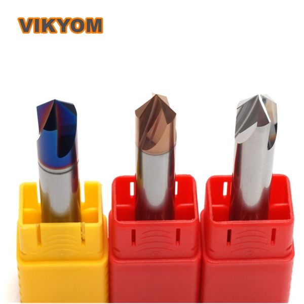 hrc55°/65° drill bit 3-flutes spotting drill tungsten carbide chamfering tool 90degree spot steel point angle for steel aluminum
hrc55°/65° drill bit 3-flutes spotting drill tungsten carbide chamfering tool 90degree spot steel point angle for steel aluminum