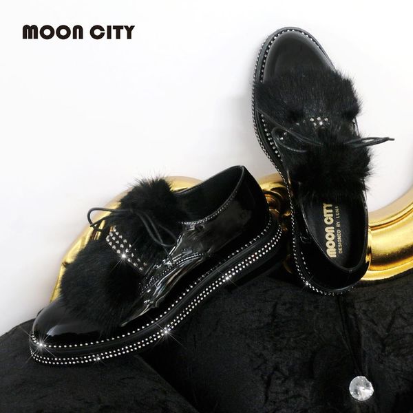 winter women imitated mink fur patent leather flats femme oxfords footwear ladies loafers shoes woman 2019 fashion women's flats cj1912, Black
winter women imitated mink fur patent leather flats femme oxfords footwear ladies loafers shoes woman 2019 fashion women's flats cj1912, Black