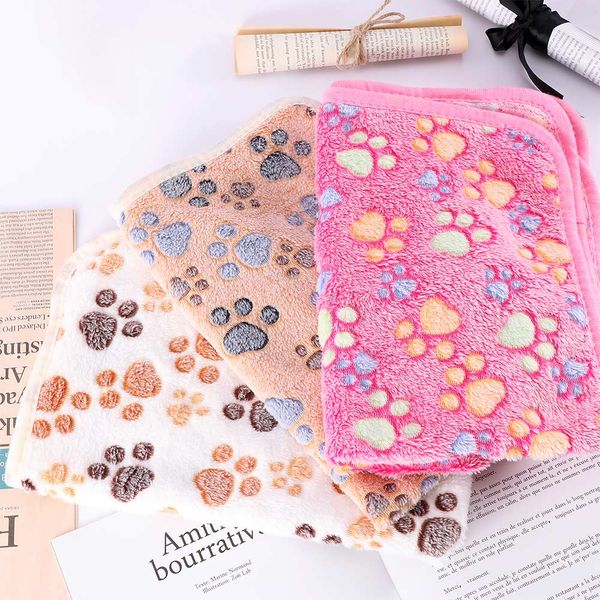 1pc small puppy warm blanket paw print fleece towel pad for dog kitten pet towels soft blanket
1pc small puppy warm blanket paw print fleece towel pad for dog kitten pet towels soft blanket