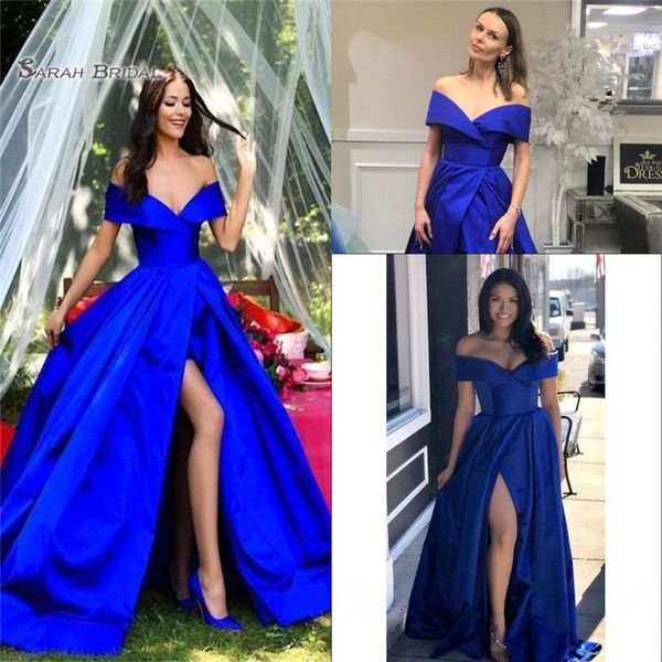 2019 Sweep With Split Off The Shoulder Sleeveless High End Quality Evening Party Dress Hot Sales
2019 Sweep With Split Off The Shoulder Sleeveless High End Quality Evening Party Dress Hot Sales