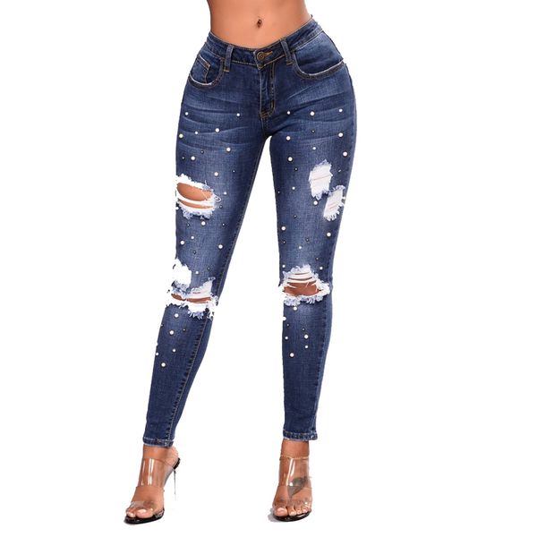 denim women skinny jeans with pearls pants slim femme beading pearl jeans woman 2018 with beads mid waist pencil jean, Blue
denim women skinny jeans with pearls pants slim femme beading pearl jeans woman 2018 with beads mid waist pencil jean, Blue