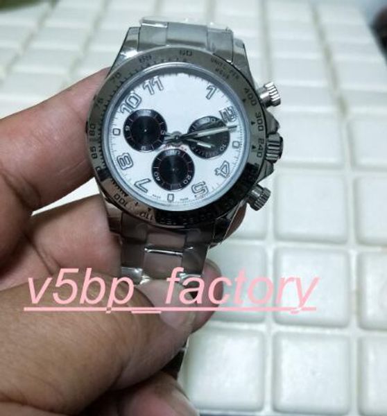 classic series bp 7750 movement 116509 116503 40mm black dial ceramic bezel stainless steel automatic chronograph mens wat, Slivery;brown
classic series bp 7750 movement 116509 116503 40mm black dial ceramic bezel stainless steel automatic chronograph mens wat, Slivery;brown