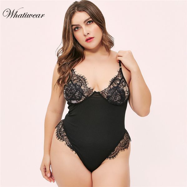 whatiwear plus size mesh bodysuit lace bodysuit women backless transparent sheer jumpsuit catsuit straps bodysuits thong, Black;white
whatiwear plus size mesh bodysuit lace bodysuit women backless transparent sheer jumpsuit catsuit straps bodysuits thong, Black;white