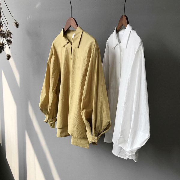 women's blouses & shirts 2021 women spring white turn down collar puff sleeve womens and boho shirt blusas roupa feminina outwear
women's blouses & shirts 2021 women spring white turn down collar puff sleeve womens and boho shirt blusas roupa feminina outwear
