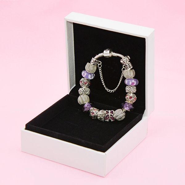 temperament butterfly charm bracelet for pandora silver plated diy beaded ladies bracelet with original box ing, Golden;silver
temperament butterfly charm bracelet for pandora silver plated diy beaded ladies bracelet with original box ing, Golden;silver