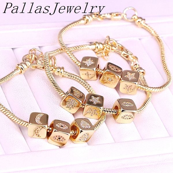 4pcs gold color jewelry cz cube spacer bead new fashion metal chain bracelets bangles, Golden;silver
4pcs gold color jewelry cz cube spacer bead new fashion metal chain bracelets bangles, Golden;silver