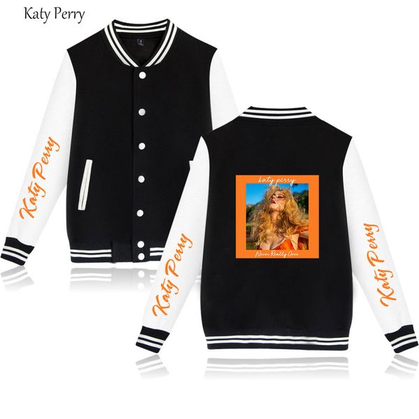 print pop singer katy perry jaket youth long sleeved sweatshirt single breasted jacket baseball college zip-up katy perry jacket, Black;brown
print pop singer katy perry jaket youth long sleeved sweatshirt single breasted jacket baseball college zip-up katy perry jacket, Black;brown