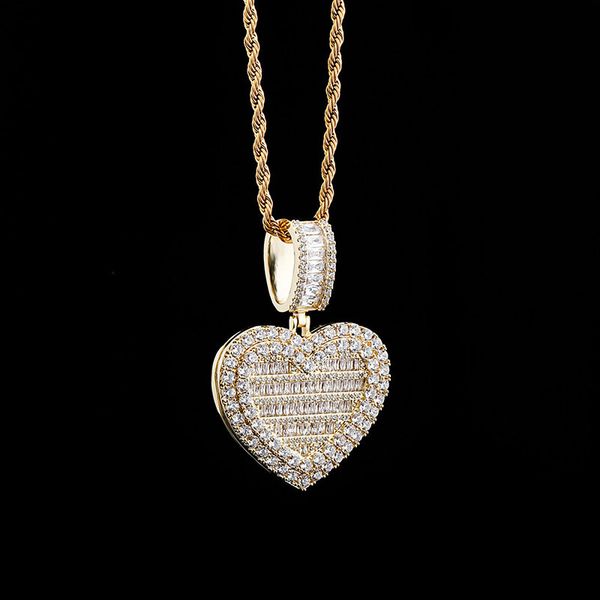 designer heart box p necklaces fashion customized diy bling zircon men women 18k gold rhodium plated hip hop pendant necklaces, Silver
designer heart box p necklaces fashion customized diy bling zircon men women 18k gold rhodium plated hip hop pendant necklaces, Silver
