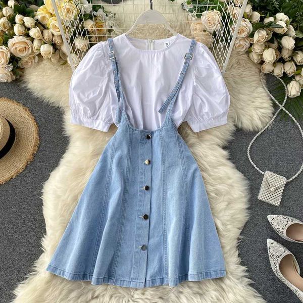 two piece dress women 2 pieces set denim strap slim with button up modest office lady wear work classy african fashion bodycon female, White
two piece dress women 2 pieces set denim strap slim with button up modest office lady wear work classy african fashion bodycon female, White