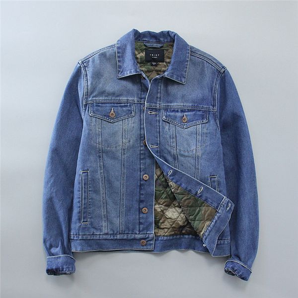 mens vintage plus cotten jackets man winter light washed lapel neck denim jacket men fashion high street pocket coats, Black;brown
mens vintage plus cotten jackets man winter light washed lapel neck denim jacket men fashion high street pocket coats, Black;brown