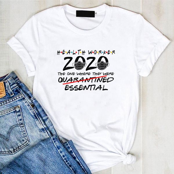 women's t-shirt health worker 2021 quarantined t shirt women fashion casual quality girl gift grunge tumblr young hipster quote slogan, White
women's t-shirt health worker 2021 quarantined t shirt women fashion casual quality girl gift grunge tumblr young hipster quote slogan, White