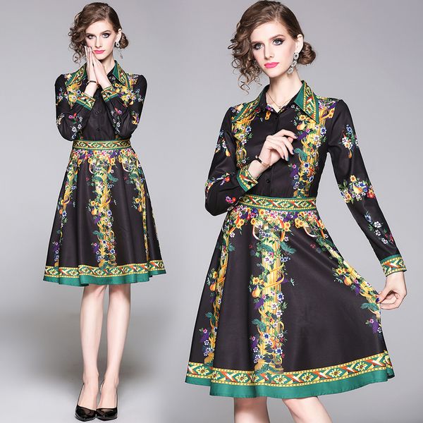luxury royal style vintage printed dress spring fall runway women's long sleeve shirt dress office lady business slim party prom dresse, Black;gray
luxury royal style vintage printed dress spring fall runway women's long sleeve shirt dress office lady business slim party prom dresse, Black;gray