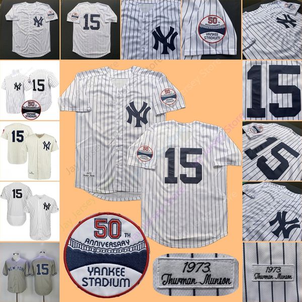 Thurman Munson Jersey Yankees MN 1969 1973 Cooperstown New York Cream White Pinstripe Grey Black Home Away All Stitched
Thurman Munson Jersey Yankees MN 1969 1973 Cooperstown New York Cream White Pinstripe Grey Black Home Away All Stitched