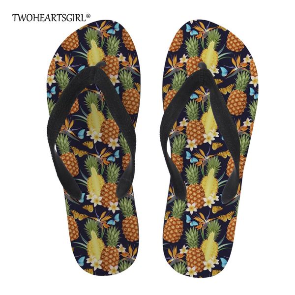 twoheartsgirl tropical pineapple print flip flops for women casual floral beach slipper classic female flat flipflops rubber, Black
twoheartsgirl tropical pineapple print flip flops for women casual floral beach slipper classic female flat flipflops rubber, Black