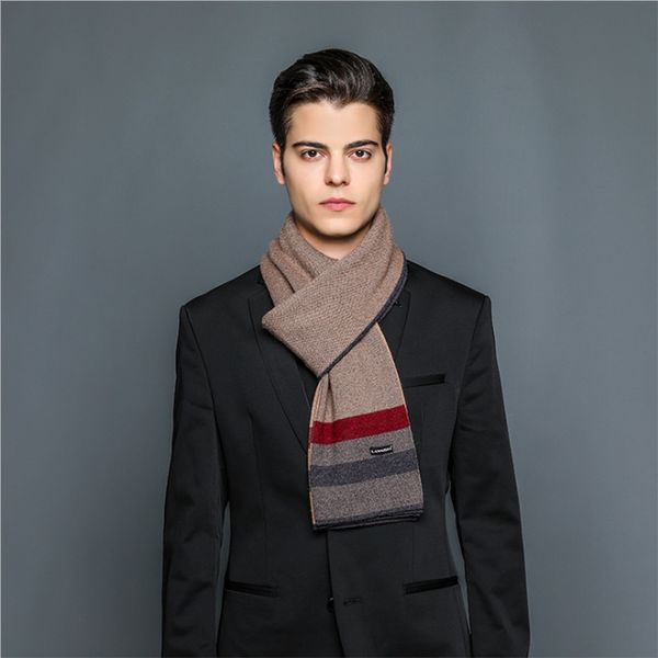 2018 winter new wild stripe stitching color business gentleman men's cashmere warm scarf high-end gift scarf, Blue;gray
2018 winter new wild stripe stitching color business gentleman men's cashmere warm scarf high-end gift scarf, Blue;gray