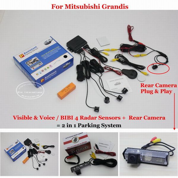 liislee for mitsubishi grandis - car parking sensors + rear view camera = 2 in 1 visual / bibi alarm parking system
liislee for mitsubishi grandis - car parking sensors + rear view camera = 2 in 1 visual / bibi alarm parking system
