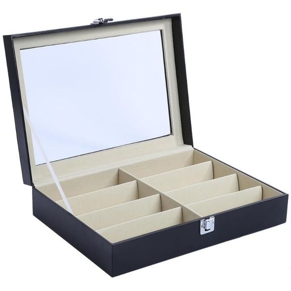 8 grid pu leather watch box case luxury jewelry ring display watch clock boxes holder organizer glasses storage box, Black;blue
8 grid pu leather watch box case luxury jewelry ring display watch clock boxes holder organizer glasses storage box, Black;blue