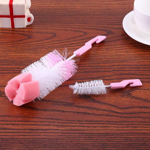 2pcs/set 360-degree rotating head baby bottle brush nipple brush cleaning sponge special bottle brush with handle dropshipping
2pcs/set 360-degree rotating head baby bottle brush nipple brush cleaning sponge special bottle brush with handle dropshipping