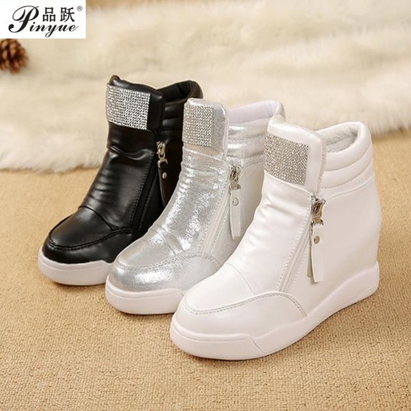 2018 new wedge shoes hidden heels women's elevator casual for women with zipper black white silver rhinestone 35--40
2018 new wedge shoes hidden heels women's elevator casual for women with zipper black white silver rhinestone 35--40