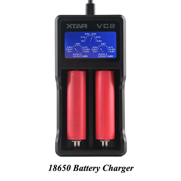 New 2019 original xtar vc2 univer al chager dual lot lcd 18650 battery chager fit rechargeable 18350 18500 18650 18700 26650 battery
New 2019 original xtar vc2 univer al chager dual lot lcd 18650 battery chager fit rechargeable 18350 18500 18650 18700 26650 battery