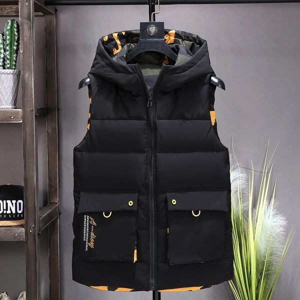 2019 the sleeveless sleeveless new thickened warm down cotton vest vest vest for the fall/winter korean trend size -6xl, Black;brown
2019 the sleeveless sleeveless new thickened warm down cotton vest vest vest for the fall/winter korean trend size -6xl, Black;brown