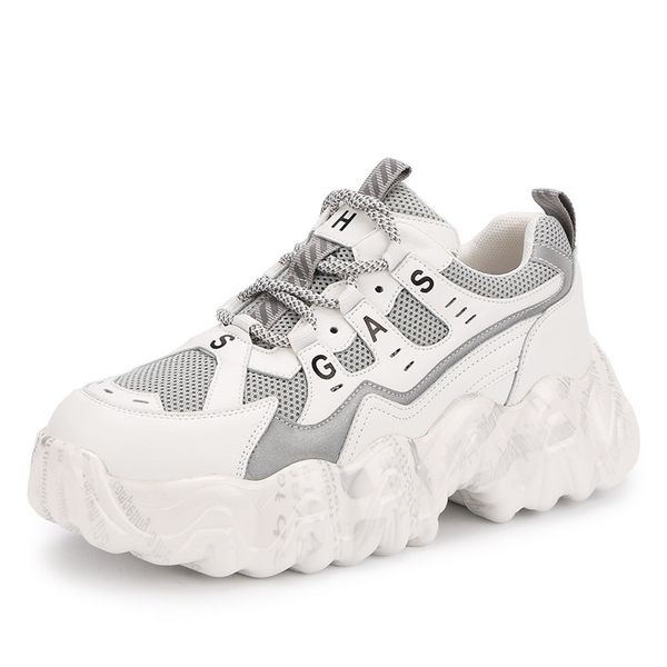2020 new mesh white casual shoes women's genuine leather platform lace design single shoes spring fashion reflective sneakers, Black
2020 new mesh white casual shoes women's genuine leather platform lace design single shoes spring fashion reflective sneakers, Black