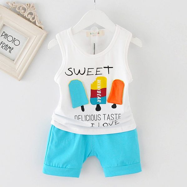 summer baby boys clothes 2pcs sleeveless cartoon letter print tops blouse vest+shorts casual outfits sets, White
summer baby boys clothes 2pcs sleeveless cartoon letter print tops blouse vest+shorts casual outfits sets, White