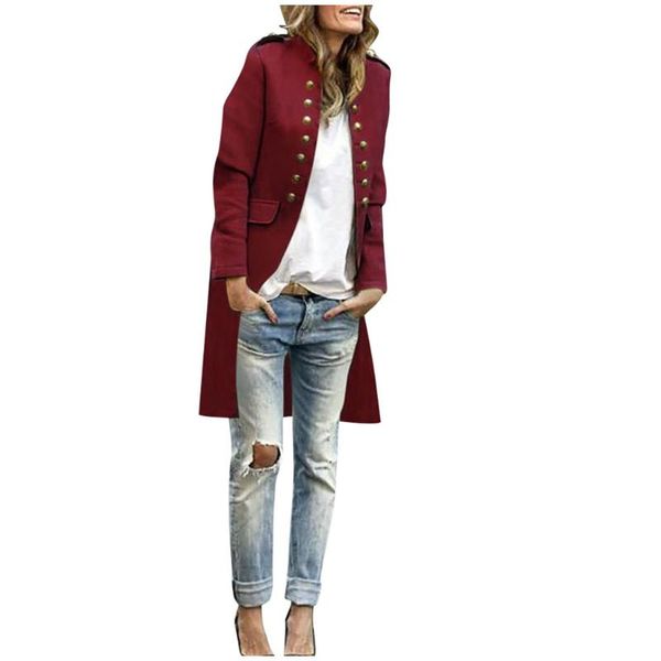 outerwear coats fashion women elegant long sleeve solid color double-breasted jacket casual cardigans female winter overcoat, Black
outerwear coats fashion women elegant long sleeve solid color double-breasted jacket casual cardigans female winter overcoat, Black