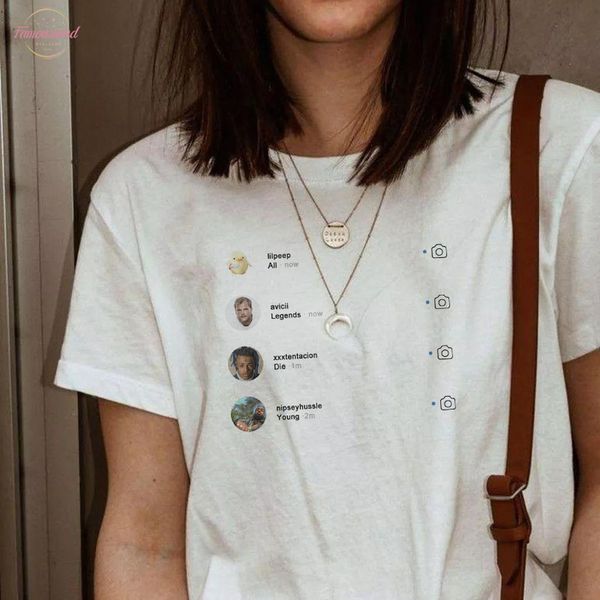 all legends die young graphi interesting personality aesthetic women t-shirt summer casual xxxtentacion hip hop femme tees, White
all legends die young graphi interesting personality aesthetic women t-shirt summer casual xxxtentacion hip hop femme tees, White