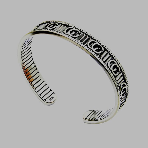 318l titanium steel jewelry wholesale g letter stripe open bracelet&bangles couple retro love bracelet jewelry gift, Black 
318l titanium steel jewelry wholesale g letter stripe open bracelet&bangles couple retro love bracelet jewelry gift, Black