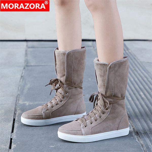 morazora 2020 new arrive winter women boots comfortable flat heel round toe snow boots keep warm ankle, Black
morazora 2020 new arrive winter women boots comfortable flat heel round toe snow boots keep warm ankle, Black