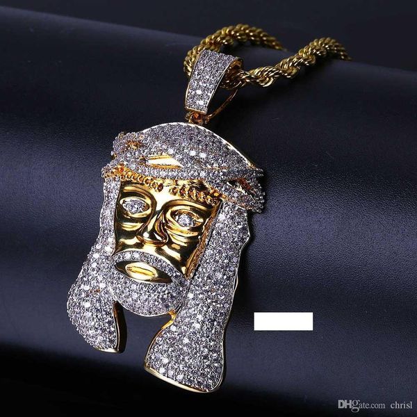 hip hop iced out all cz stone gold plated jesus mask pendant necklace with rope chains bling jewelry gift for mom, Silver
hip hop iced out all cz stone gold plated jesus mask pendant necklace with rope chains bling jewelry gift for mom, Silver