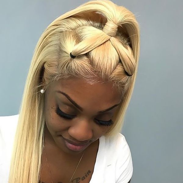613 honey blonde цвет straight фронт шнурок человеческих волос парики 26 дюймов 613 ombre фронтальная парики для чернокожих женщин, Black
613 honey blonde цвет straight фронт шнурок человеческих волос парики 26 дюймов 613 ombre фронтальная парики для чернокожих женщин, Black