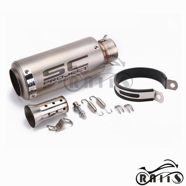 universal 51mm/60mm motorcycle pipe exhaust with db killer motor bike exhaust muffler system large displacemen pipe
universal 51mm/60mm motorcycle pipe exhaust with db killer motor bike exhaust muffler system large displacemen pipe