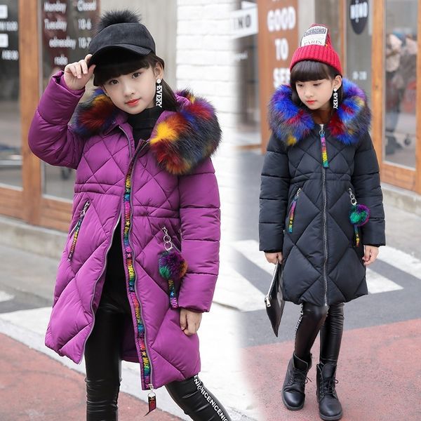 winter children warm clothes parka multicolour fur collar jacket -30 degrees fashion girls clothing cotton-padded outerwear coat, Blue;gray
winter children warm clothes parka multicolour fur collar jacket -30 degrees fashion girls clothing cotton-padded outerwear coat, Blue;gray