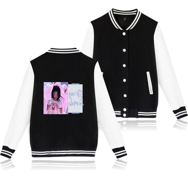 2019 u.s.a hoodies performer rihanna college wind cardigan baseball clothes loose coat hoodie, Blue;black
2019 u.s.a hoodies performer rihanna college wind cardigan baseball clothes loose coat hoodie, Blue;black