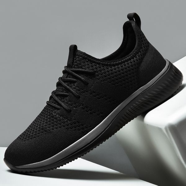 shoes men sneakers lightweight lace up mesh casual autumn shoes classic breathable walking footwear non-slip 39-44, Black
shoes men sneakers lightweight lace up mesh casual autumn shoes classic breathable walking footwear non-slip 39-44, Black