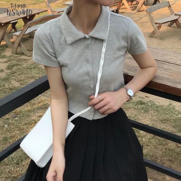 2020 new fashion women t shirts new short version of wild solid color t shirt drop shipping good quality, White
2020 new fashion women t shirts new short version of wild solid color t shirt drop shipping good quality, White