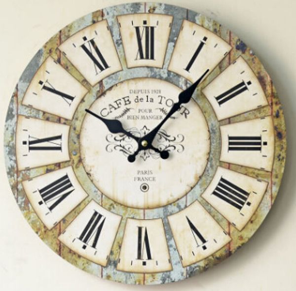 creative roman numeral vintage wooden wall clock antique style restaurant decorative clock density board clock retro art watch
creative roman numeral vintage wooden wall clock antique style restaurant decorative clock density board clock retro art watch