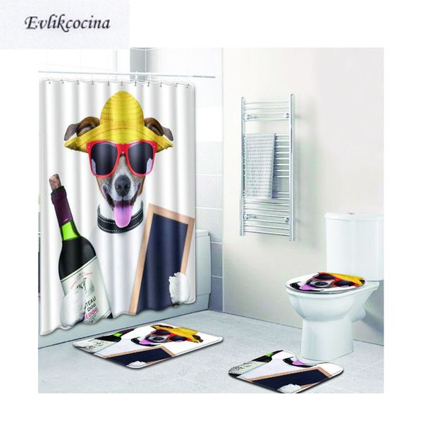 4pcs fashion dog banyo paspas bathroom carpet toilet u bath mats set non slip tapis salle de bain alfombra bano
4pcs fashion dog banyo paspas bathroom carpet toilet u bath mats set non slip tapis salle de bain alfombra bano