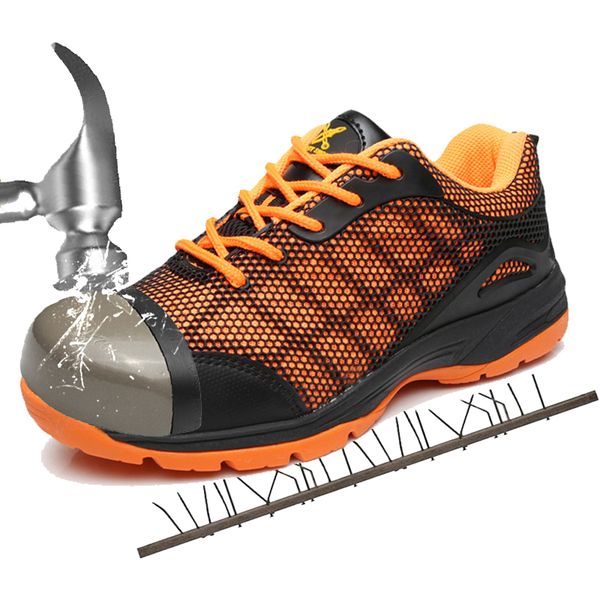 men's safety shoes steel toe construction protective footwear anti-smashing construction 3d shockproof work shoes men sneakers, Black
men's safety shoes steel toe construction protective footwear anti-smashing construction 3d shockproof work shoes men sneakers, Black