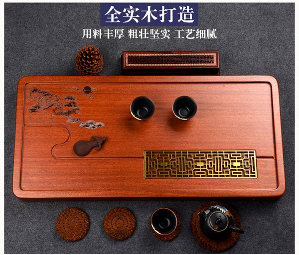 whole rosewood tea tray kung fu tea set retro chinese style solid wood large household tea table drainage type simple
whole rosewood tea tray kung fu tea set retro chinese style solid wood large household tea table drainage type simple