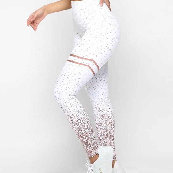 women yoga pants high waist leggings stamping gold glitter workout bulift trouser lady fitness sport dotted slim pants, White;red
women yoga pants high waist leggings stamping gold glitter workout bulift trouser lady fitness sport dotted slim pants, White;red