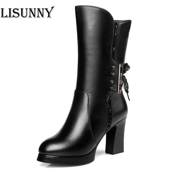 2020 women's long boots new genuine leather size 9 wool women genuine winter boots high-heeled motorcycle women, Black
2020 women's long boots new genuine leather size 9 wool women genuine winter boots high-heeled motorcycle women, Black