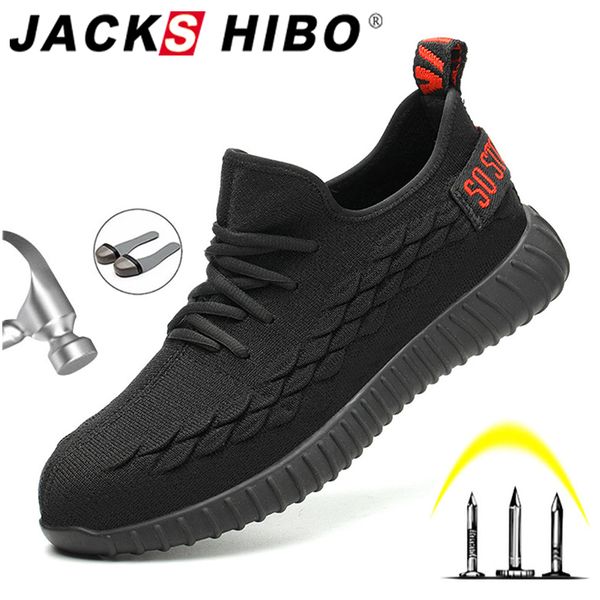jackshibo super light safety work shoes boots for men anti-smashing steel toe cap shoes breathable safety work sneakers, Black
jackshibo super light safety work shoes boots for men anti-smashing steel toe cap shoes breathable safety work sneakers, Black