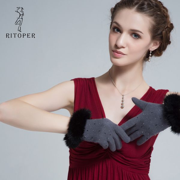 roper women fashion single layer wool gloves female wrist fur riding warm gloves autumn and winter elegant finger, Blue;gray
roper women fashion single layer wool gloves female wrist fur riding warm gloves autumn and winter elegant finger, Blue;gray