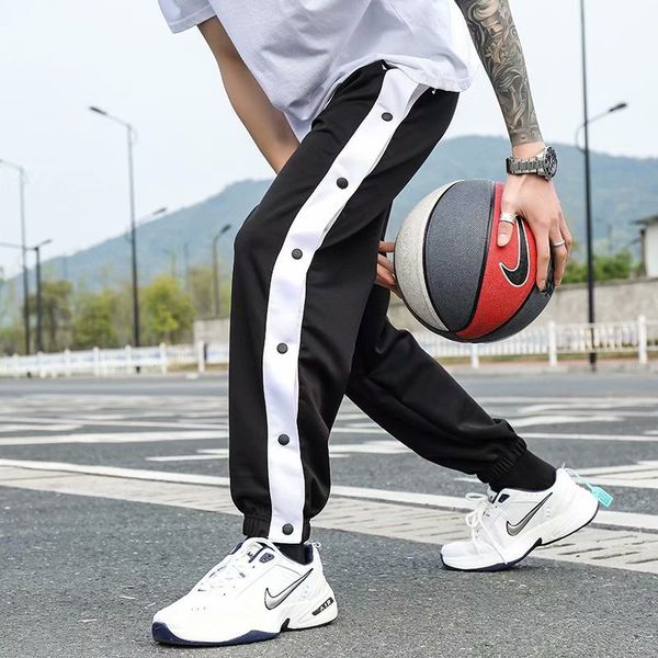 men's pants mens joggers sport running fitness full buckle sportswear tracksuit sweatpants trousers track basketball training, Black 
men's pants mens joggers sport running fitness full buckle sportswear tracksuit sweatpants trousers track basketball training, Black