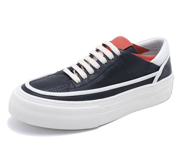 2019ss белая зима с толстым дном увеличенная повседневная обувь высокого качества дикой моды личности европы в подлинных кожаные ботинки, Black 
2019ss белая зима с толстым дном увеличенная повседневная обувь высокого качества дикой моды личности европы в подлинных кожаные ботинки, Black