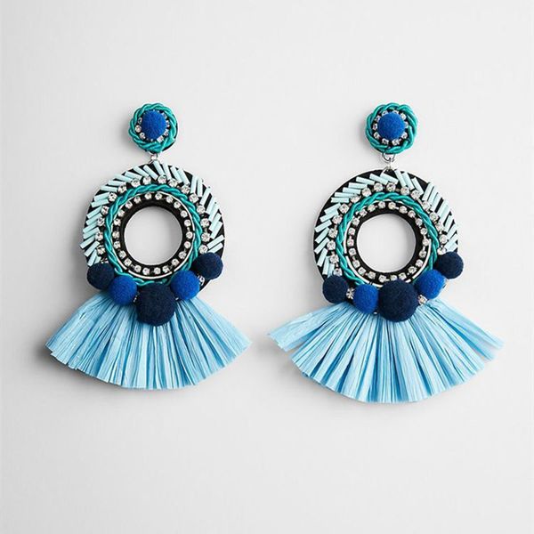dongmu new girl raffia earrings tassel earrings light weight fashion colorful fashion jewelry ladies gifts bohemia summer, Silver
dongmu new girl raffia earrings tassel earrings light weight fashion colorful fashion jewelry ladies gifts bohemia summer, Silver