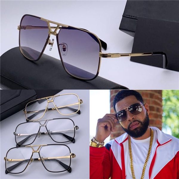 new men design sunglasses 725 metal square retro frame sunglasses fashion popular simple avant-garde german design style with case, White;black
new men design sunglasses 725 metal square retro frame sunglasses fashion popular simple avant-garde german design style with case, White;black